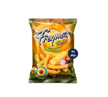 Fryemas Snacks Cheese& Onion 75gm
