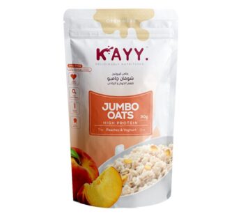 Kayy Jumbo Oats High Protein Peaches & Yoghurt  500gm