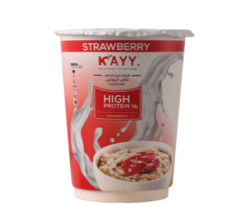 كاى شوفان عالى بروتين فراوله 50 جم كوب
