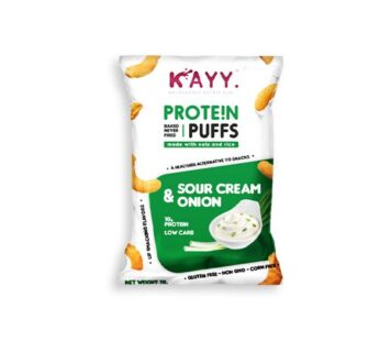 KAYY PROTEIN PUFFS SOUR CREAM & ONION 60 gm