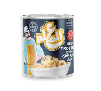 المعلم كوارع بقري بالمرق 800جم