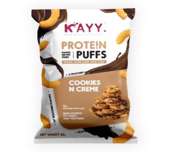 KAYY PROTEIN PUFFS COOKIES & CREAM 60gm