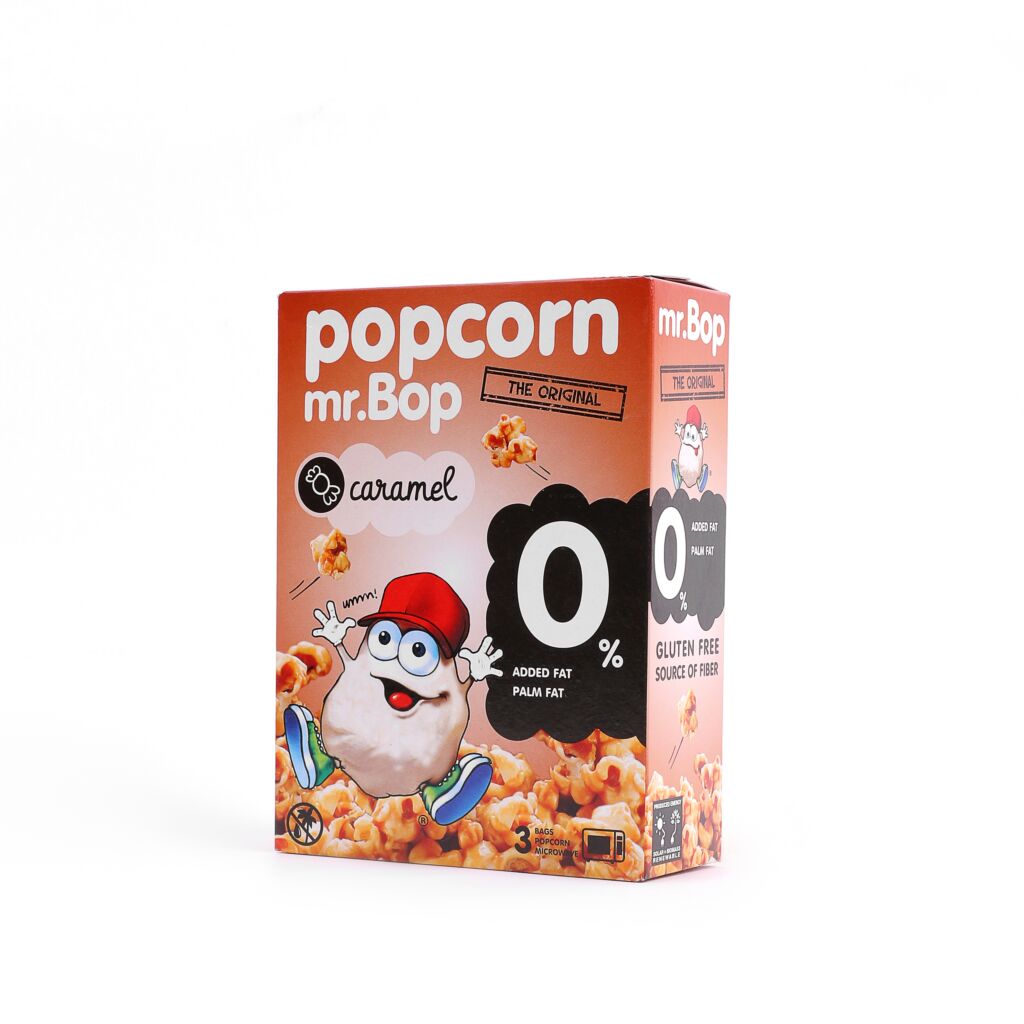 BOP MICROWAVE POPCORN (Caramel) LOW CALORIES 225G Foodzino