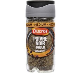 DUCROS SPICES BLACK PEPPER 38G